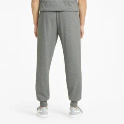 Pantalones Deportivos Essentials Logo Hombre PUMA Gris -Fit Tienda pantalones deportivos essentials logo hombre puma gris 2