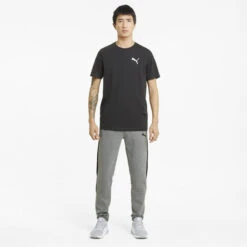 Pantalones Deportivos Evostripe Hombre PUMA Gris -Fit Tienda pantalones deportivos evostripe hombre puma gris 3