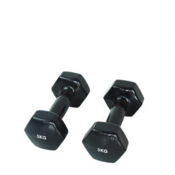 Par De Mancuernas De Colores 3kg Viok Sport