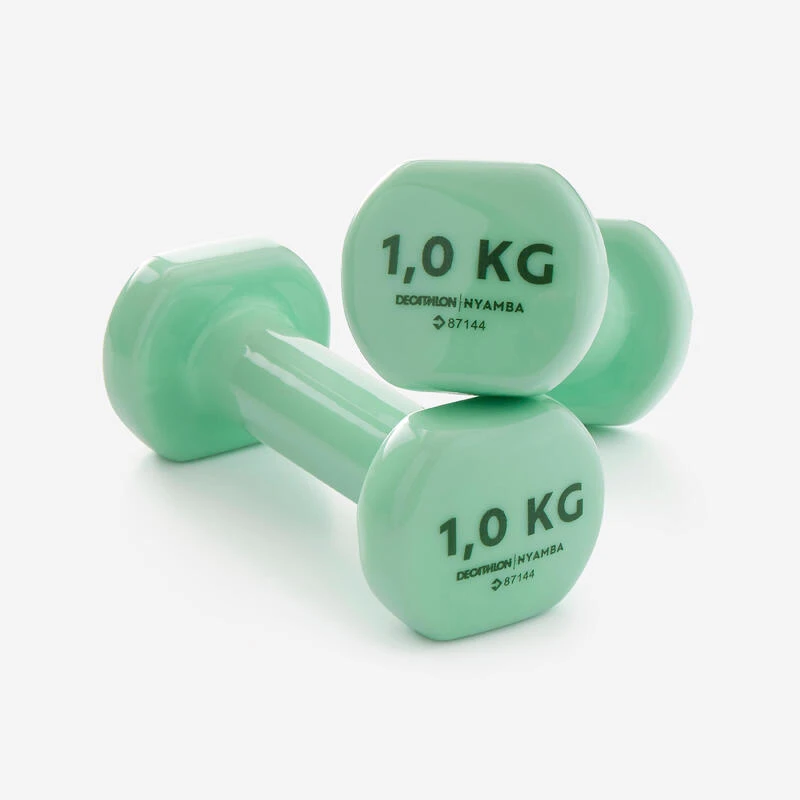 Pesas 2 X 1Kg De Vinilo Fitness Gimnasia En Casa Pilates Nyamba Verde 3 Pesas 2 X 1Kg De Vinilo Fitness Gimnasia En Casa Pilates Nyamba Verde