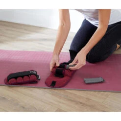 Pesas Tobilleras Lastres Modulables Fitness 1 Kg Burdeos -Fit Tienda pesas tobilleras lastres modulables fitness 1 kg burdeos 1