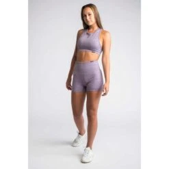 Pulse Seamless Pantalones Cortos Fitness - Mujer - Lila -Fit Tienda pulse seamless pantalones cortos fitness mujer lila 3