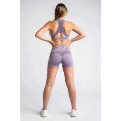 Pulse Seamless Pantalones Cortos Fitness - Mujer - Lila -Fit Tienda pulse seamless pantalones cortos fitness mujer lila 4