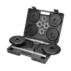 SET DE HALTERES DE MUSCULACIÓN 20KG