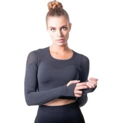 Set Legging Y Top Deportivo Sin Costuras Con Fibra Emana, Namasté Anaissa -Fit Tienda set legging y top deportivo sin costuras con fibra emana namaste anaissa 2