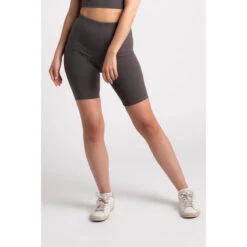 Pantalones Cortos De Motorista 'Body' Fitness - Mujer - Negro -Fit Tienda short body biker mujer azul pizarra