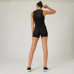 Short Mallas Cortas Fitness 2 En 1 Mujer Nyamba 900 Negro -Fit Tienda short mallas cortas fitness 2 en 1 mujer nyamba 900 negro 2
