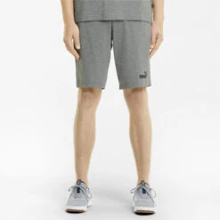 Shorts De Punto Essentials Hombre PUMA Gris 8 Shorts De Punto Essentials Hombre PUMA Gris -Fit Tienda shorts de punto essentials hombre puma gris 1