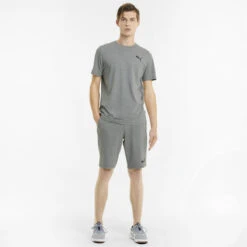 Shorts De Punto Essentials Hombre PUMA Gris 10 Shorts De Punto Essentials Hombre PUMA Gris -Fit Tienda shorts de punto essentials hombre puma gris 3