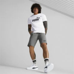 Shorts De Punto Essentials Hombre PUMA Gris 11 Shorts De Punto Essentials Hombre PUMA Gris -Fit Tienda shorts de punto essentials hombre puma gris 4