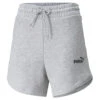 Shorts Mujer PUMA Essentials High Waist Gris 2 Shorts Mujer PUMA Essentials High Waist Gris -Fit Tienda shorts mujer puma essentials high waist gris
