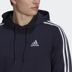 ADIDAS Sudadera Con Capucha Essentials 3 Bandas -Fit Tienda sudadera con capucha essentials 3 bandas 4
