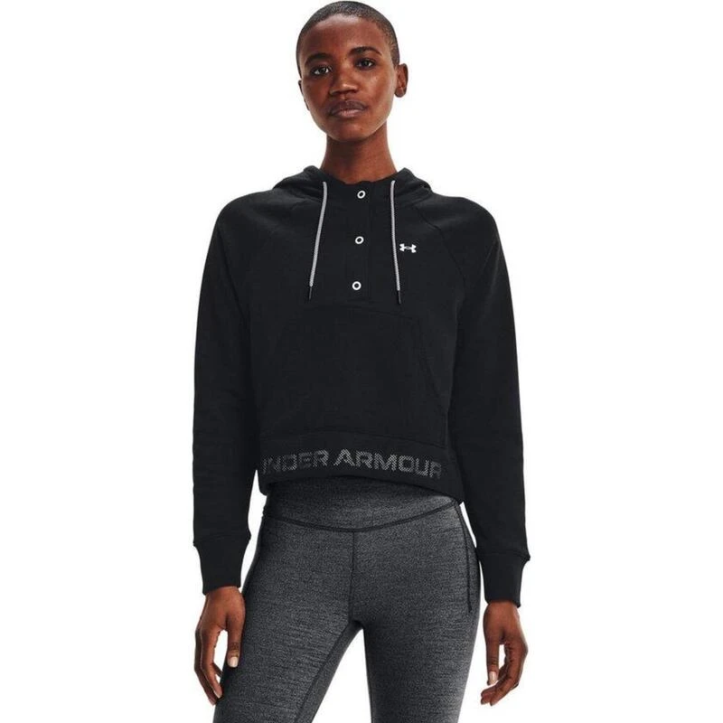 Under Armour Sudadera Con Capucha - Rival Fleece Mesh - Mujeres - (Negro) - Small 3 Under Armour Sudadera Con Capucha - Rival Fleece Mesh - Mujeres - (Negro) - Small