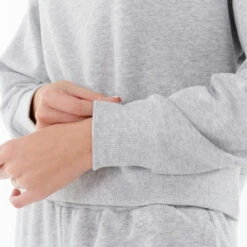 Sudadera Crop Top Puma Mujer Gris Algodón -Fit Tienda sudadera crop top puma mujer gris algodon 3