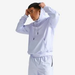 Sudadera Fitness Training Malva Claro Liso