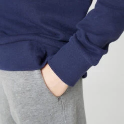 Sudadera Niños Unisex Azul Marino Cuello Redondo Cálida -Fit Tienda sudadera nios unisex azul marino cuello redondo calida 2