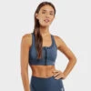 Sujetador Deportivo Alto Impacto Squat Blue -Fit Tienda sujetador deportivo alto impacto squat blue