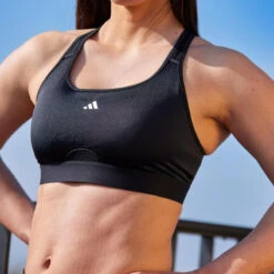 SUJETADOR HIIT DE FITNESS CARDIO ADIDAS MUJER NEGRO