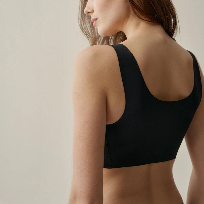 Sujetador Top Deportivo Elaphe De Mujer Black LimbaBlack Sin Aro 4 Sujetador Top Deportivo Elaphe De Mujer Black LimbaBlack Sin Aro - Imagen 2