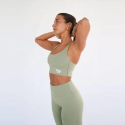 Top Deportivo Fitness Sostenible Poliéster Mujer Fitplanet Seaturtle Verde -Fit Tienda top deportivo fitness sostenible poliester mujer fitplanet seaturtle verde 2