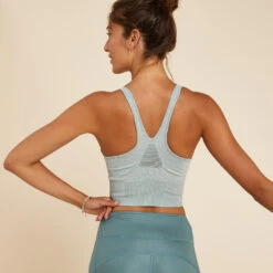 Top-Sujetador Largo Yoga Dyn Caqui -Fit Tienda top sujetador largo yoga dyn caqui 3