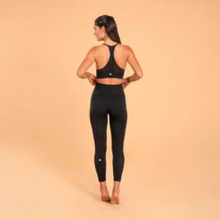 Top-Sujetador Yoga Premium Negro Sin Costuras -Fit Tienda top sujetador yoga premium negro sin costuras 4