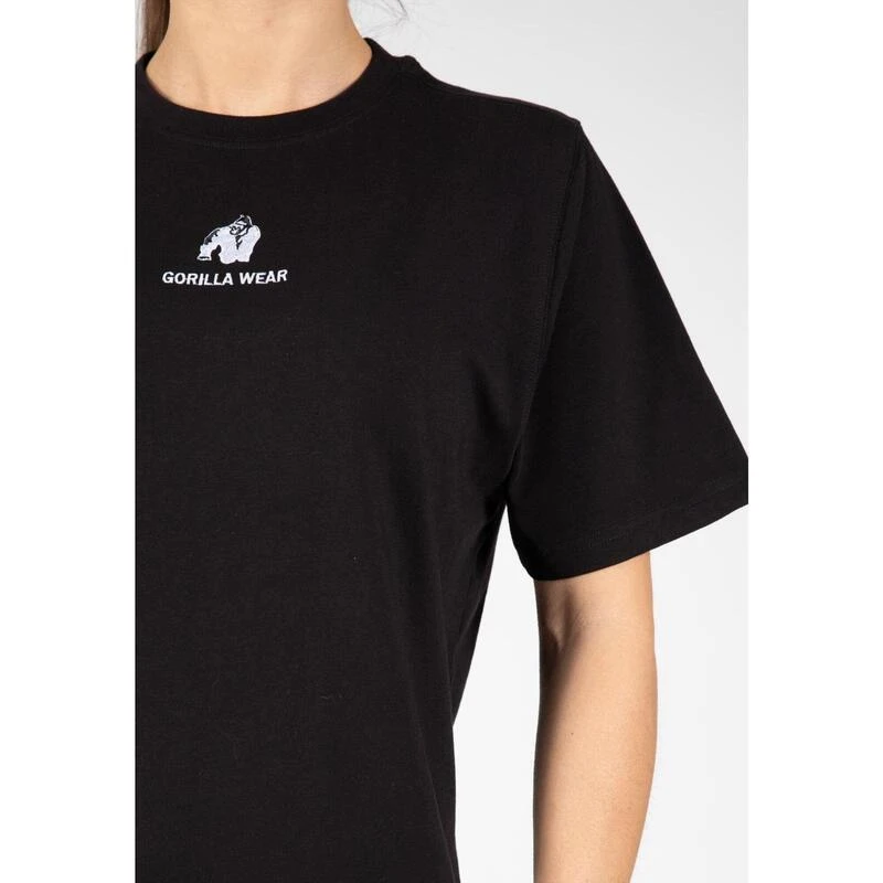 Vestido Manga Corta Mujer GORILLA WEAR Neenah Negro 7 Vestido Manga Corta Mujer GORILLA WEAR Neenah Negro - Imagen 5