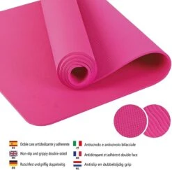 Yoga Mat / Esterilla De Yoga Suave Confort 183 CM / Rosa -Fit Tienda yoga mat esterilla de yoga suave confort 183 cm rosa 1