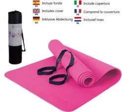 Yoga Mat / Esterilla De Yoga Suave Confort 183 CM / Rosa -Fit Tienda yoga mat esterilla de yoga suave confort 183 cm rosa 4