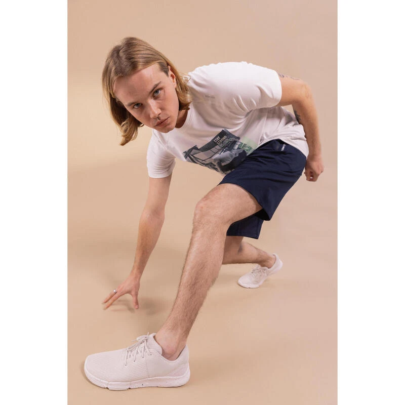 ZAPATILLAS DE FITNESS HOMBRE 100 2.0 BEIGE BLANCO ROTO 3 ZAPATILLAS DE FITNESS HOMBRE 100 2.0 BEIGE BLANCO ROTO